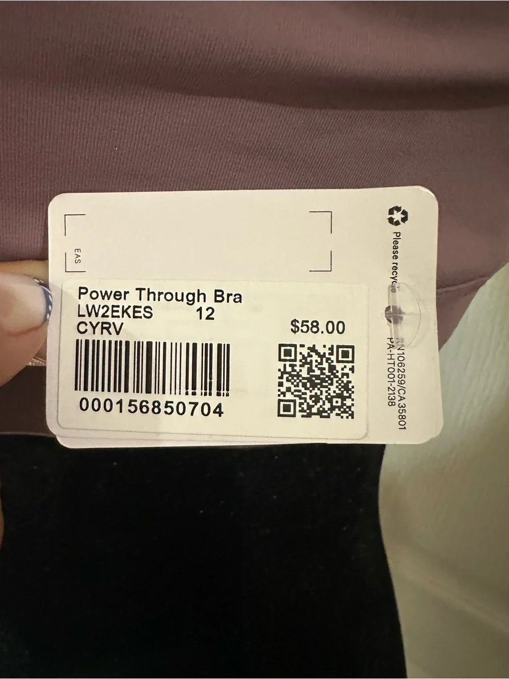 lululemon athletica cyber violet